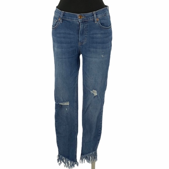Free People Raw Hem Jeans A3 - Picture 5 of 9